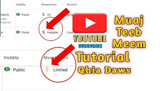 Tutorial Qhia Daws YouTube-muaj Teeb Meem lawm.