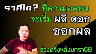 ราศีใด? ที่ความอดทนจะเริ่มผลิดอกออกผล มีข่าวดีให้ชื่นใจ ในช่วงดวงครึ่งเดือนหลัง by ณัฐ นรรัตน์