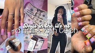 Days in the life as a Nail & Lash Tech 🎀
