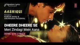 Dheere Dheere Se Meri Zindagi Mein Aana Full Video Song  Aashiqui  Anu Agarwal Rahul Ro