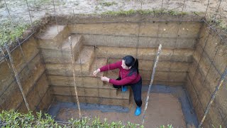 Young Girl Builds an $5000 Underground Bunker in Her Backyard - Built a SECRET Survival House Ep2