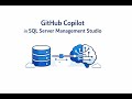 GitHub Copilot in SQL Server Management Studio
