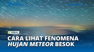 Heboh Fenomena Alam Hujan Meteor Perseid pada 13 Agustus 2023, Begini Cara Melihatnya