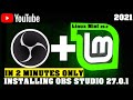 How to Install OBS on Linux Mint 20.2 Uma | OBS Studio Linux Install | OBS Linux Tutorial