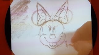 How to Draw Minnie Mouse - Step by Step Instructions from Animation Academy at Disneyland
