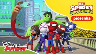 🎵 Piosenka Pajęczej Drużyny! | Spidey i super-kumple | Disney Junior Polska