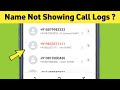 Redmi || Call Logs Name Not Showing ||  Call Logs Setting In  Xiaomi Redmi note 11