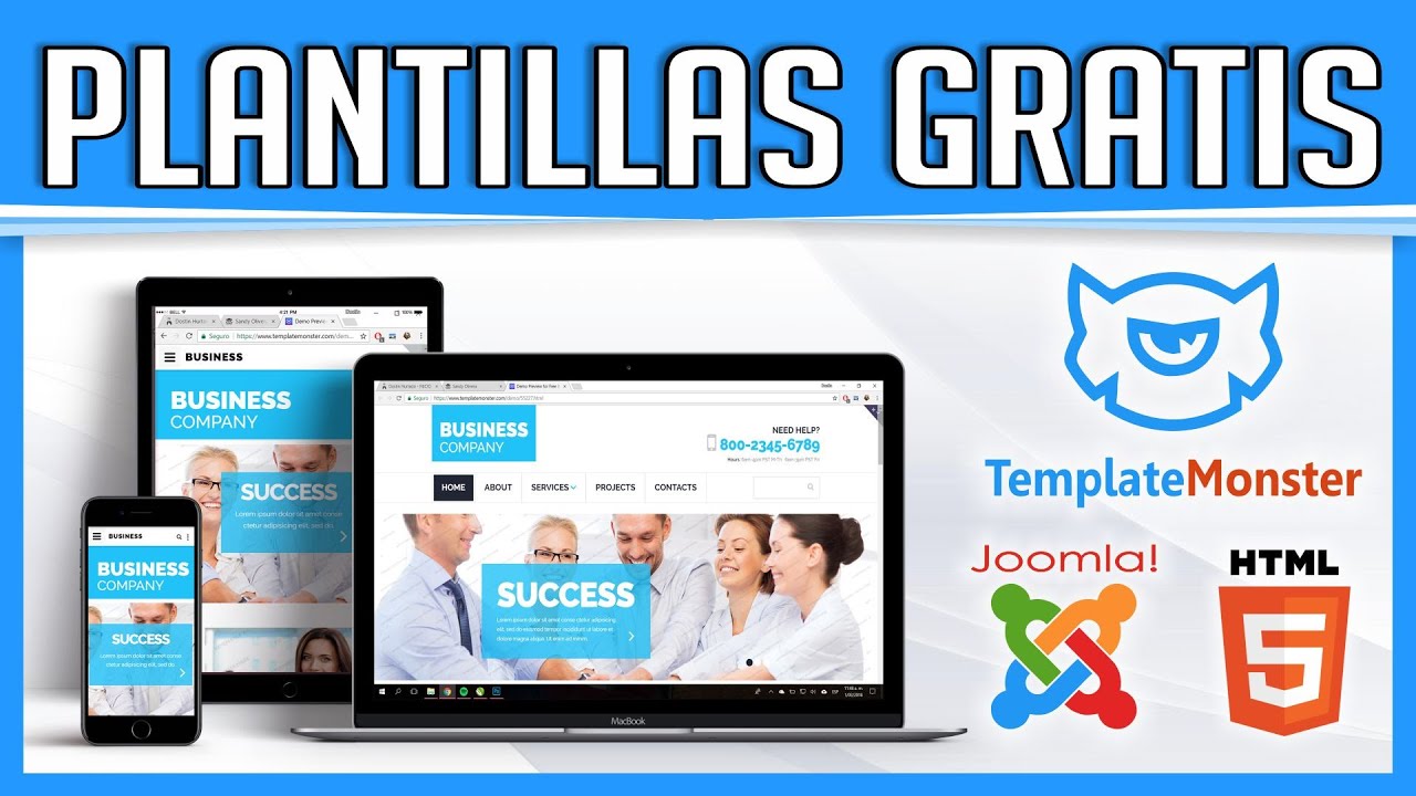 Plantillas Web Gratuitas Profesionales De TemplateMonster (WordPress ...