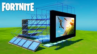 How to build a working movie theater in Fortnite Creative