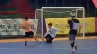 [Fancam] 140526 EXO Luhan Amazing Goal at MBC Idol Futsal Championship