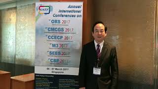 Prof. Meng-Hui Li at CCECP Conference 2017 by GSTF Singapore