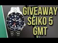 GIVEAWAY!!! Seiko 5 Sports GMT - The 5KX GMT SSK003 Batman Affordable Automatic GMT New 4R34