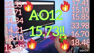 AO12 15.73 TORNADO V4 #tornadocubing #speedcubing #speedcube #trending SCRAMBLE IN DESCRIPTION