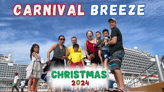 CHRISTMAS CRUISE on Carnival BREEZE🚢 2024🎄