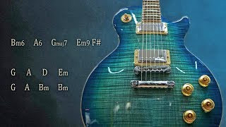 Slow Electric Guitar Ballad Backing Track B Minor