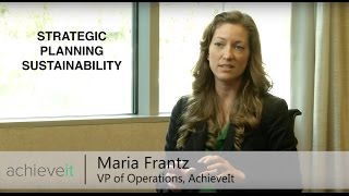 Strategic Planning: Sustainability (Video 3)