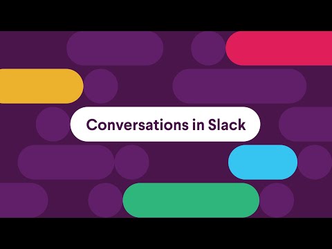 Conversations in Slack