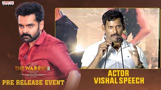 Actor Vishal Speech @The Warriorr Pre Release Event Tamil | Ram Pothineni | Lingusamy | DSP
