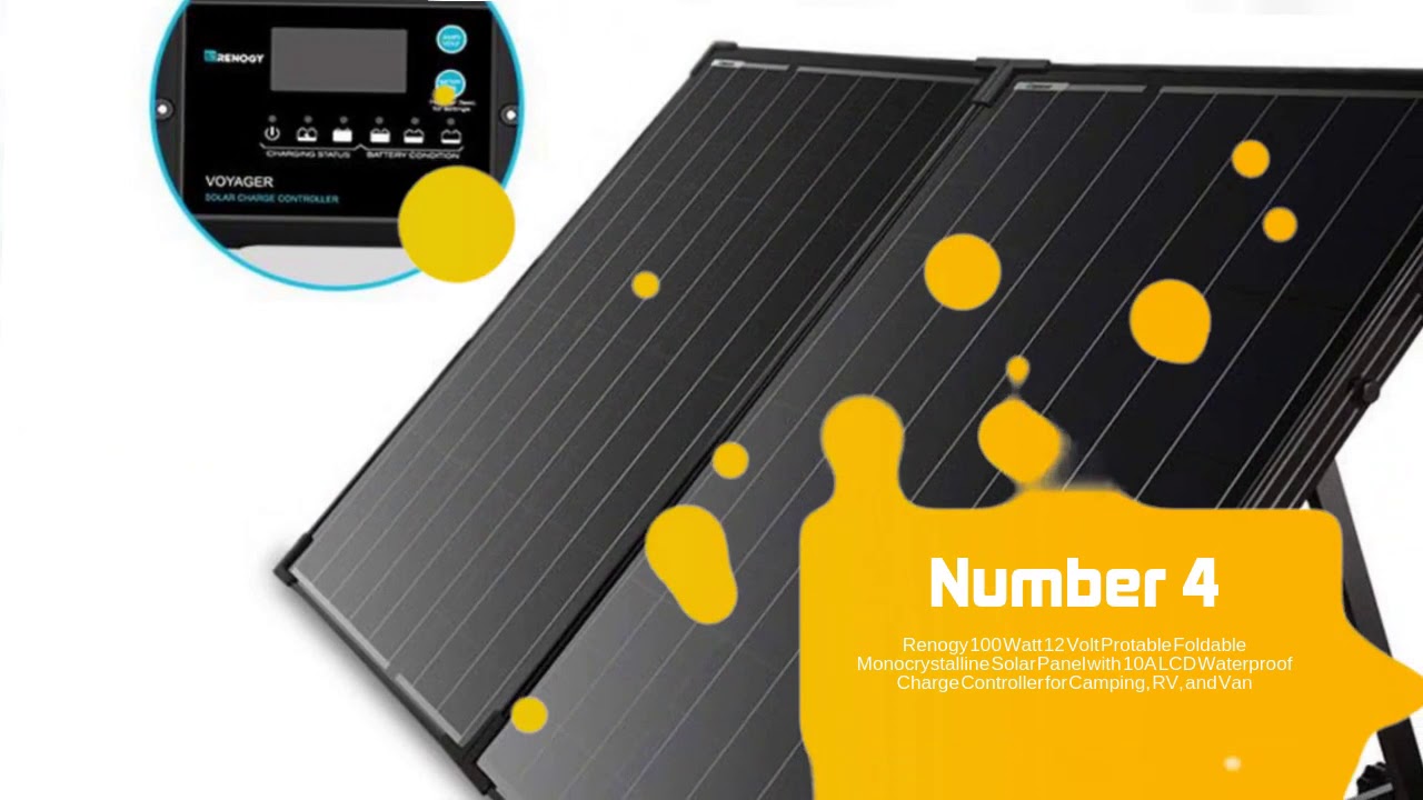 TOP 5 PORTABLE SOLAR PANELS - YouTube