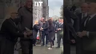 Johnny Depp arrives for Shane MacGowan's funeral in Nenagh, Co Tipperary | Newstalk #shorts