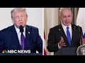 Trump addresses tense phone call with Netanyahu over Iran: 'I was a little bit perturbed'