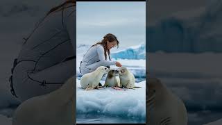 Frozen Hope: The Heartwarming Rescue of a Baby Seal in the Arctic