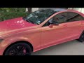 2012 cls550 wrapped in teckwrap coral peach