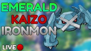Continuing My First Ever EMERALD KAIZO IRONMON | Live