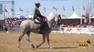 Álvaro Teba del Pino con Manolete en la Final de Campeonato de España 2019.