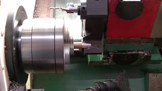 Denford Mirac CNC Lathe, small rough demo