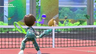 ASMR Tennis tournament at Spocco Square. Zbigniew vs Naomi \u0026 Greg #asmr #sports #tennis #nintendo