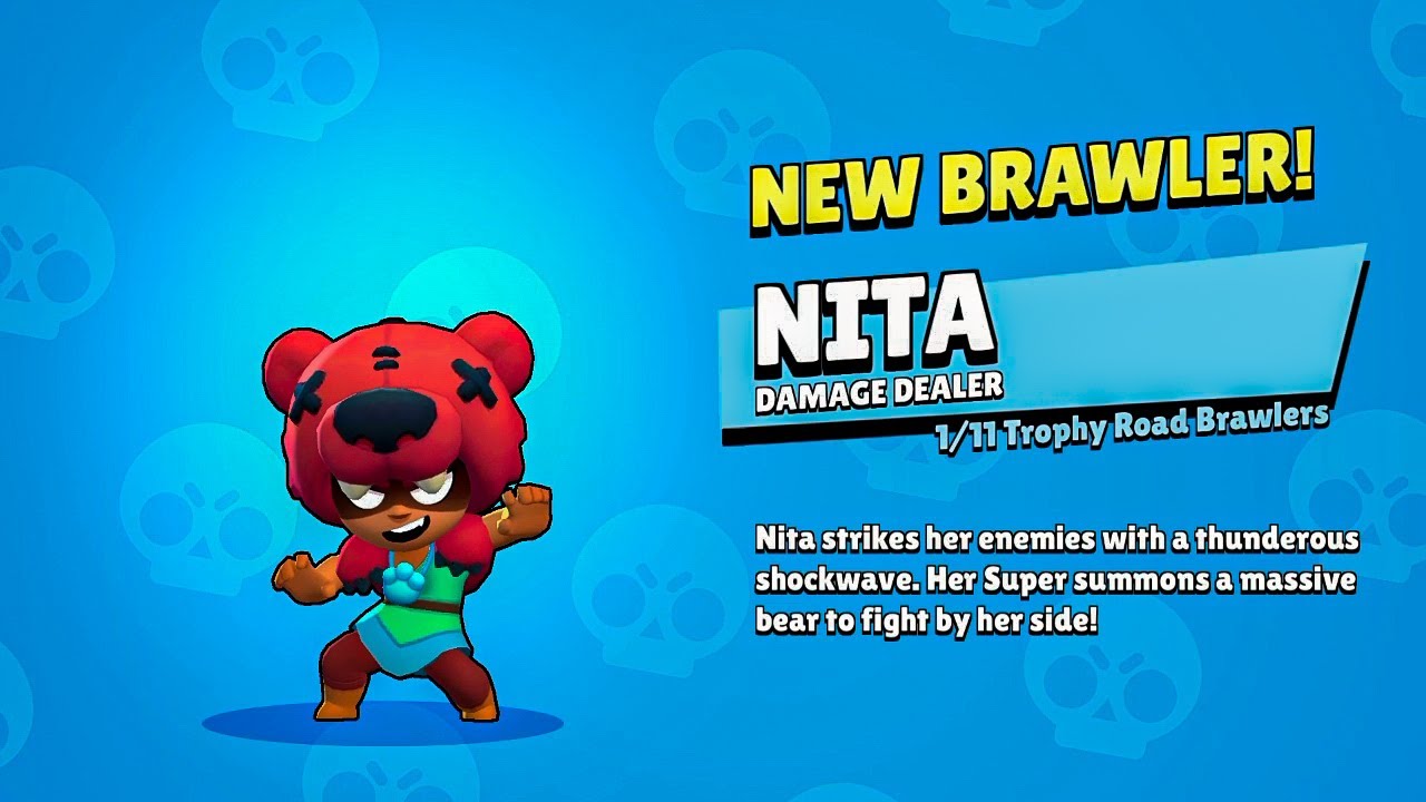 Brawl Stars Gameplay Compilation Part 2 🐥 New Brawler NITA - YouTube