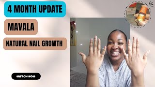 Using Mavala for Natural Nail Growth  || 4 month Update ||