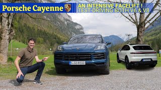 Porsche Cayenne 2024 - Test Driving both V6 & V8 Engines !