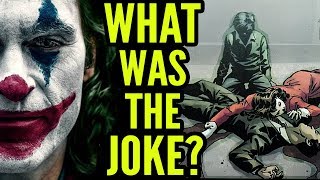 Joker Ending Explained - What was the Joke?
