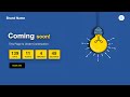 Coming Soon Website Design Using HTML CSS & JAVA-SCRIPT