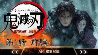 【鬼滅の刃】竈門炭治郎・立志編 1話前編 AI生成実写化にチャレンジしてみた!!