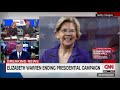 elizabeth warren ends 2020 presidential campaign