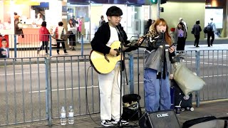 Busking觀塘廣場對開@2084~飢餓遊戲~哪裡只得我共你~Someone You Loved-Cover|20250112