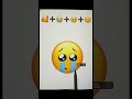 so sad emoji🫶🏻🥹 emojichallenge shorts procreate short youtube