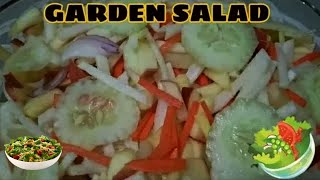 GARDEN SALAD | VERY EASY RECIPE | BUDGET FRIENDLY | Chesca Special Treats