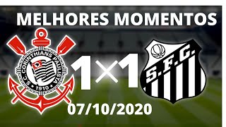 Corinthians 1 x 1 Santos  Melhores Momentos HD