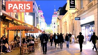 Paris France, Paris Friday night walking tour - 4K HDR 60 fps