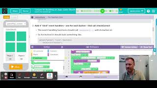 Code.org - Event-Driven Programming in App Lab: Building an App: Color Sleuth #12 Part 1