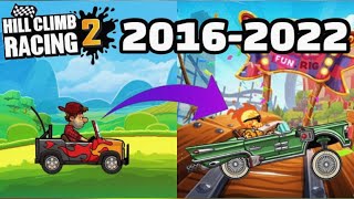 HISTORY OF ALL VEHICLES IN HCR2 ~ 2016-2022