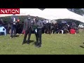 Molo MP Kuria Kimani eulogises uncle Sergeant Michael Irungu Kuria during burial at Mukinyai farm