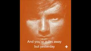 Autumn Leaves - Ed Sheeran ~Karaoke with Lyrics OFFICIAL
