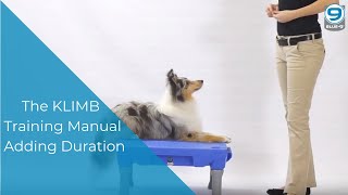 The KLIMB Training Manual - Section: Adding Duration