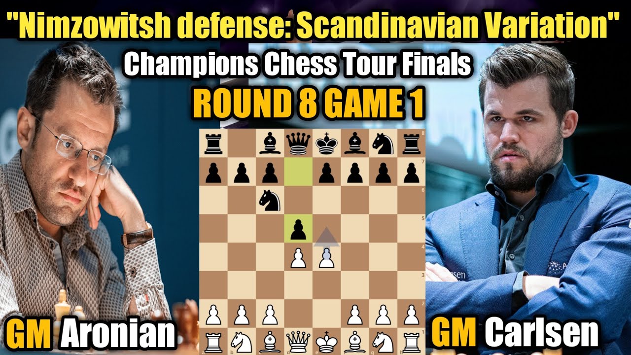 Champions Chess Tour 2021 Finals | Levon Aronian VS Magnus Carlsen ...