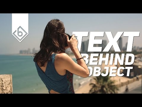 How to Create Text Behind Object Effect – Sony Vegas Tutorial